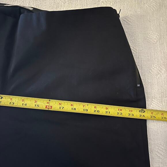 Everlane Curvy Side Zip Black Trousers Women’s Plus Size 20 Elastic Waistband - Picture 9 of 12